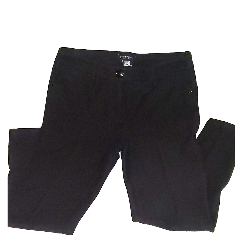 Etcetera Black Jeans Size 4